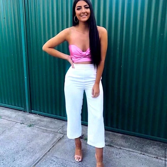 Kookai Pants Jumpsuits Host Pick Kookai White Oyster Pants